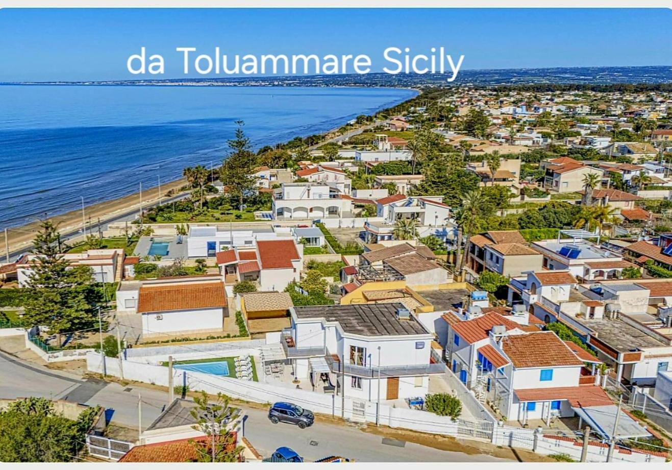 Вілла Toluammare Sicily Санта-Марія-дель-Фокалло Екстер'єр фото